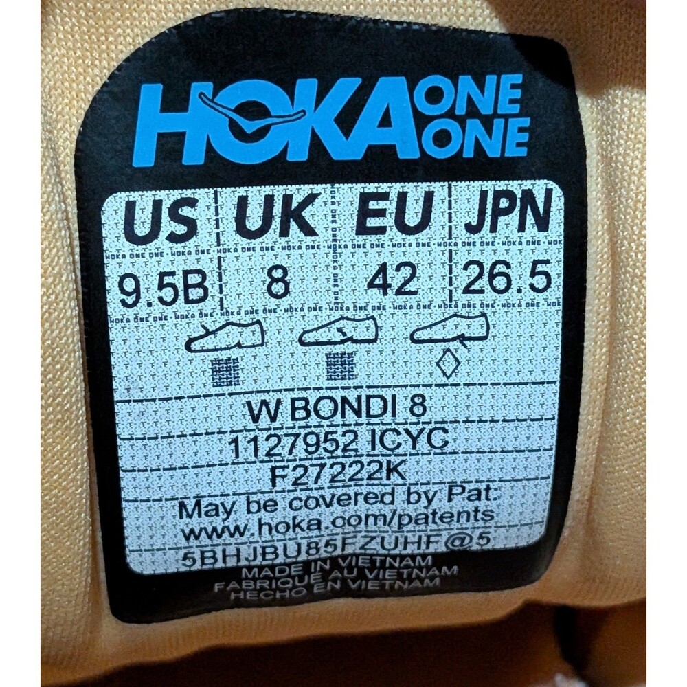 Hoka One One Clifton 8 Running Shoes Womens Size 9.5 B - Picture 14 of 14